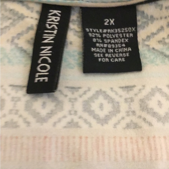 Kristen Nichole Women’s Tunic Top - 2X - Picture 2 of 11